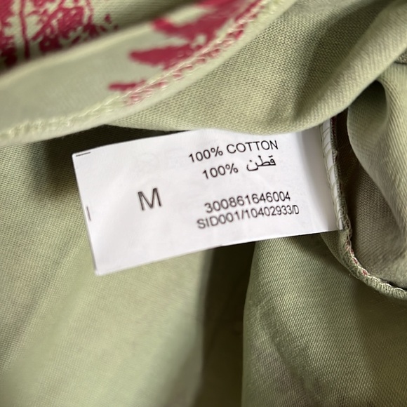 BOMBAY PAISLEY NWT Mint Leaf Crop Top SIZE M - Picture 7 of 7